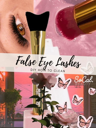 DIY How to Clean False Eyelashes