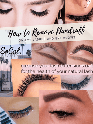 How to remove Dandruff on Eye Lashes and Eye Brows